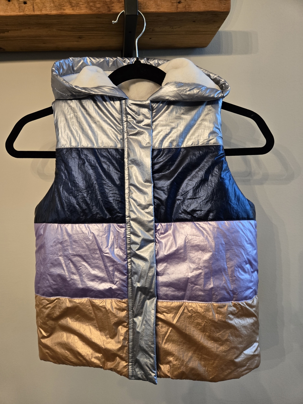 Andy & Evan Metallic Puffer Vest
